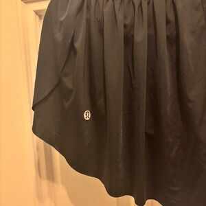 Lululemon Mini Shorts with Ballet skirt Skort Black 2